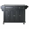 Crosley Solid Granite Top Kitchen Cart/Island, Black Finish -Coast2Coast shop e151a452065cb05d 8089 w800 h800 b1 p0