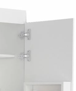 Tuhome Furniture TuHome White Modern Engineered Wood Varese Pantry Cabinet 9 Tuhome Furniture TuHome White Modern Engineered Wood Varese Pantry Cabinet -Coast2Coast shop e371533f024d2058 6921 w800 h800 b0 p0