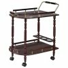 Coaster Home Furnishings 2-Tier Serving Cart With Casters, Merlot And Brass 1 Coaster Home Furnishings 2-Tier Serving Cart With Casters, Merlot And Brass -Coast2Coast shop e521c9ea01ef0b3e 9734 w800 h800 b1 p0