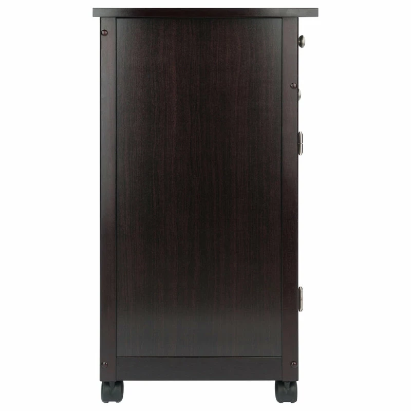 Winsome Savannah Utility Kitchen Cart, Espresso 8 Winsome Savannah Utility Kitchen Cart, Espresso - Image 6