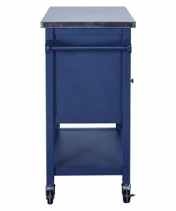 Linon Home Decor Products Linon Sydney Wood Kitchen Apartment Cart In Blue 9 Linon Home Decor Products Linon Sydney Wood Kitchen Apartment Cart In Blue -Coast2Coast shop e57156ad0c1296b0 2266 w800 h800 b1 p0