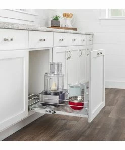 Rev-A-Shelf Single Tier Bottom Mount Pull Out Steel Wire Organizer, 14.4" 19 Rev-A-Shelf Single Tier Bottom Mount Pull Out Steel Wire Organizer, 14.4" -Coast2Coast shop e7712d6c025857c4 8034 w800 h800 b0 p0