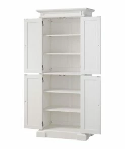 Homestyles Americana Off White Wood Pantry -Coast2Coast shop e861db9401ba86cf 7538 w800 h800 b1 p0