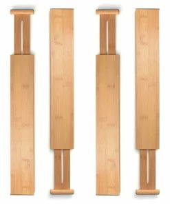 Belmint Kitchen Drawer Organizers Spring Adjustable And Expendable Drawer Dividers