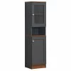 Hodedah Import Inc. 63" Tall Open Shelf Enclosed Storage Kitchen Pantry, Gray-Oak 1 Hodedah Import Inc. 63" Tall Open Shelf Enclosed Storage Kitchen Pantry, Gray-Oak -Coast2Coast shop ee21f63d0112b6a9 1910 w800 h800 b1 p0