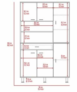 DEPOT ESHOP LLC Helis 90" Pantry Cabinet Black Wengue, Black Wengue 13 DEPOT ESHOP LLC Helis 90" Pantry Cabinet Black Wengue, Black Wengue -Coast2Coast shop ee61edf102bda1e0 3317 w800 h800 b1 p0