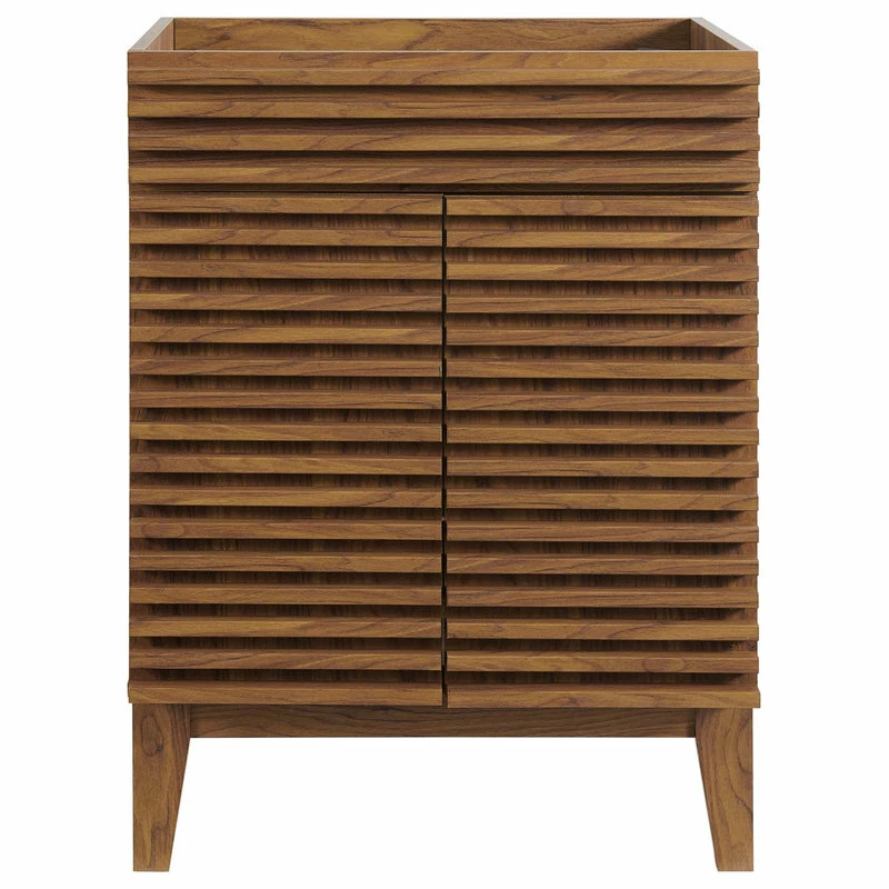 LexMod Render Bathroom Vanity Cabinet, Sink Basin Not Included, Walnut 7 LexMod Render Bathroom Vanity Cabinet, Sink Basin Not Included, Walnut - Image 5