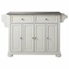 Crosley Alexandria Stainless Steel Top Kitchen Island, White Finish -Coast2Coast shop efd12a22065cafdd 2024 w800 h800 b1 p0