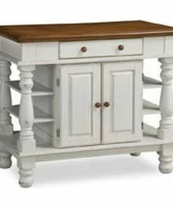 Home Styles Furniture Montauk Kitchen Island By Homestyles, Off-White