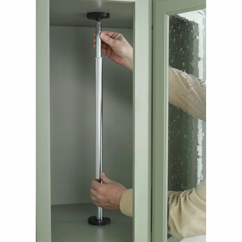 Rev-A-Shelf Full-Circle 3-Shelf Lazy Susans For 36"H Corner Wall, White, 18"Wx38-46"H 8 Rev-A-Shelf Full-Circle 3-Shelf Lazy Susans For 36"H Corner Wall, White, 18"Wx38-46"H - Image 6