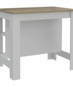 DEPOT ESHOP LLC Delos Kitchen Island, White / Honey -Coast2Coast shop f9717b9500902e67 4901 w800 h800 b1 p0