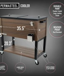 Permasteel, Inc Permasteel 80 Quart Patio Cooler -Coast2Coast shop fb1122e300ae8553 7151 w800 h800 b0 p0