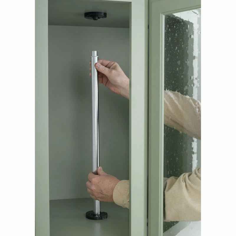 Rev-A-Shelf Full-Circle 3-Shelf Lazy Susans For 36"H Corner Wall, White, 18"Wx38-46"H 7 Rev-A-Shelf Full-Circle 3-Shelf Lazy Susans For 36"H Corner Wall, White, 18"Wx38-46"H - Image 5