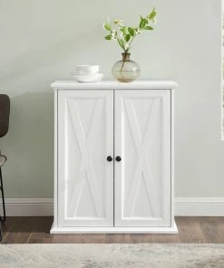 Crosley Clifton Stackable Pantry Distressed White -Coast2Coast shop fc61db6f0f73b908 3307 w800 h800 b0 p0