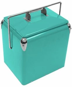 Creative Outdoor Distributor Retro Vintage 13L Cooler Teal, Aqua