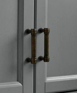 Crosley Tara 2-Piece Pantry Set, Distressed Gray 2 Pantries -Coast2Coast shop ff51ee090f73bb06 0945 w800 h800 b0 p0