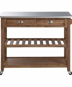 Boraam Industries, Inc. Sonoma Kitchen Cart, Barnwood Wire-Brush -Coast2Coast shop ff81b7e702a27ba8 5981 w800 h800 b1 p0