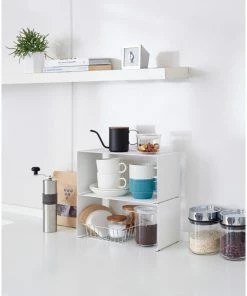 Yamazaki Home Stackable Countertop Shelf, Steel, Small, Holds 6.6 Lbs, Stackable, White, Small 21 Yamazaki Home Stackable Countertop Shelf, Steel, Small, Holds 6.6 Lbs, Stackable, White, Small -Coast2Coast shop ff81cd91025ad527 9581 w800 h800 b0 p0