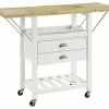 Crosley Bristol Double Drop Leaf Kitchen Cart 2 Crosley Bristol Double Drop Leaf Kitchen Cart -Coast2Coast shop home design 14