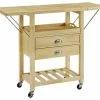 Crosley Bristol Double Drop Leaf Kitchen Cart