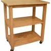 International Concepts Microwave Cart In Medium Oak