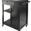 Winsome Wood Timber Kitchen Cart With Wainscot Panel -Coast2Coast shop home design 22