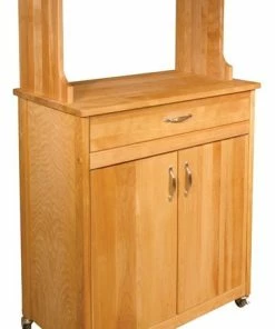 Catskill Craftsmen Deluxe Microwave Cart