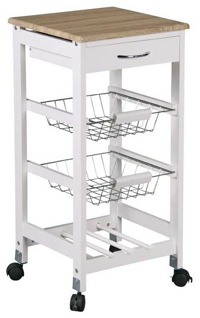 HDS Kitchen Trolley With Drawer And Baskets 3 HDS Kitchen Trolley With Drawer And Baskets