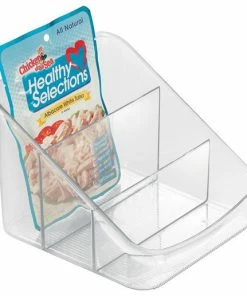 IDesign Linus Packet Kitchen Organizer, Clear