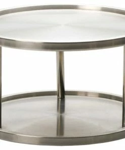 RSVP Stainless Steel 2 Tier Kitchen Turntable