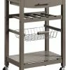 Linon Home Decor Products Linon Natalie Wood Granite Top Kitchen Island In Gray -Coast2Coast shop home design 8