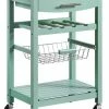 Linon Home Decor Products Linon Natalie Wood Granite Top Kitchen Island In Green -Coast2Coast shop home design 9